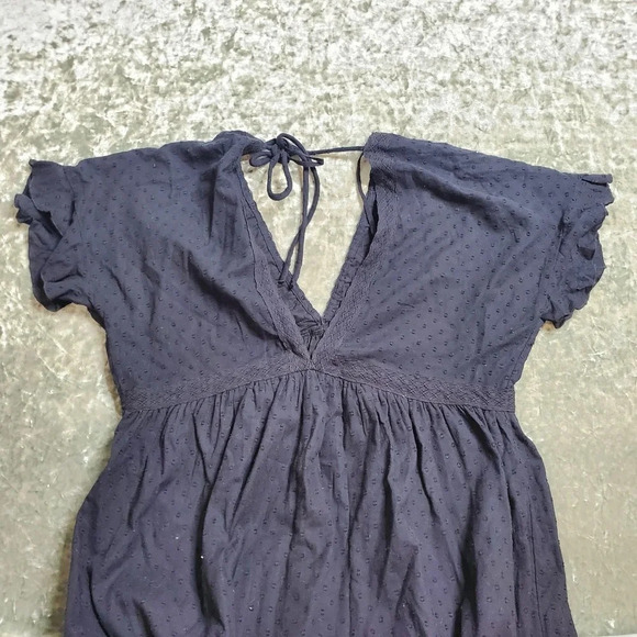 Urban Outfitters Black Embroidered Dot Dress - Picture 5 of 8